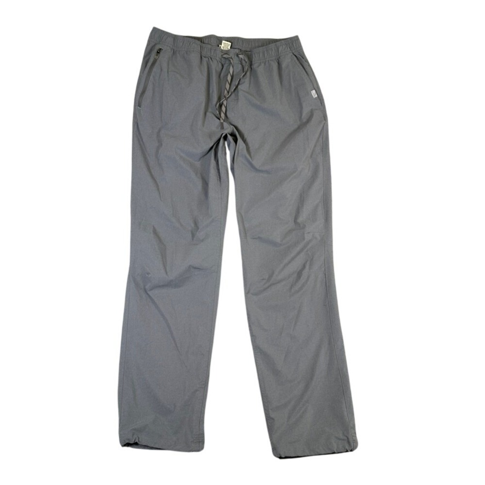 LL Bean Mens Multisport Pants Gray Elastic Waist Drawstring Item 509937 Size L
